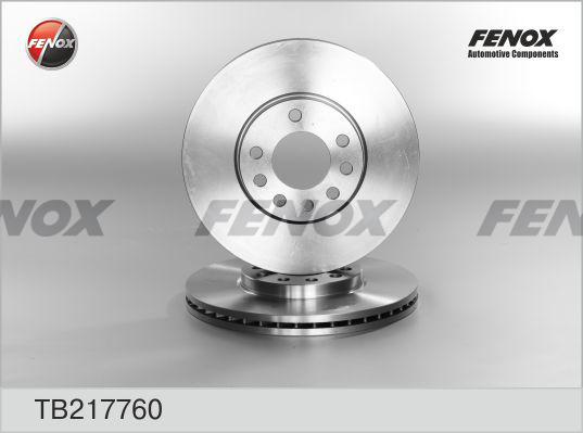 Fenox TB217760 - Гальмівний диск autozip.com.ua