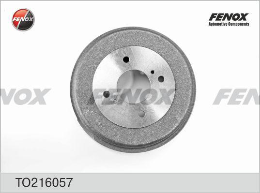 Fenox TO216057 - Гальмівний барабан autozip.com.ua