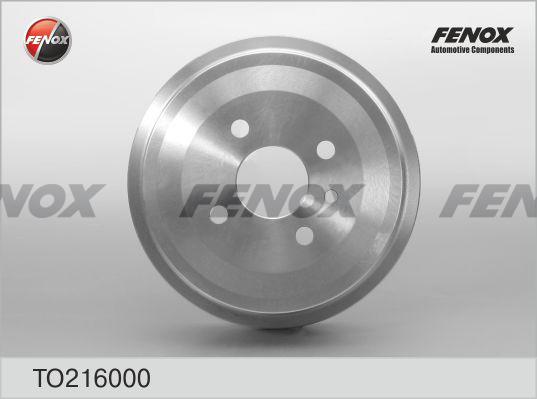 Fenox TO216000 - Гальмівний барабан autozip.com.ua