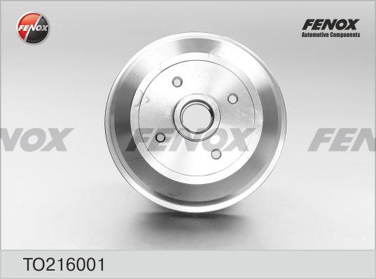 Fenox TO216001 - Гальмівний барабан autozip.com.ua