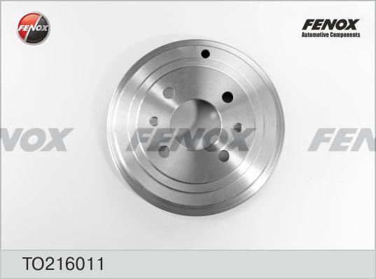 Fenox TO216011 - Гальмівний барабан autozip.com.ua