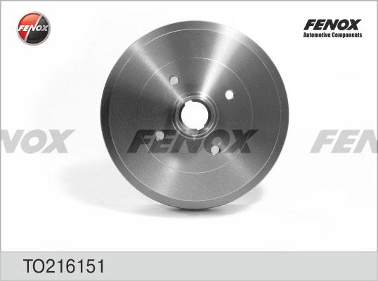 Fenox TO216151 - Гальмівний барабан autozip.com.ua