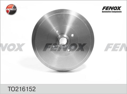 Fenox TO216152 - Гальмівний барабан autozip.com.ua