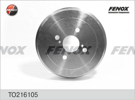 Fenox TO216105 - Гальмівний барабан autozip.com.ua