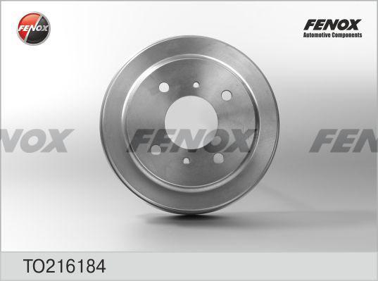 Fenox TO216184 - Гальмівний барабан autozip.com.ua