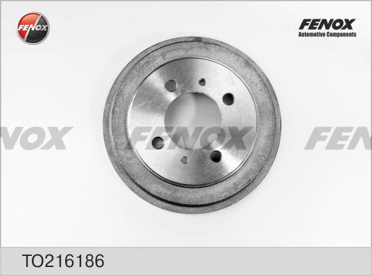 Fenox TO216186 - Гальмівний барабан autozip.com.ua