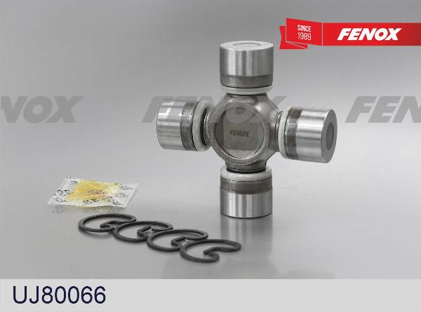Fenox UJ80066 - Шарнір, поздовжній вал autozip.com.ua