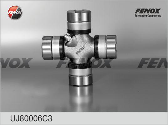 Fenox UJ80006C3 - Шарнір, колонка рульового управління autozip.com.ua