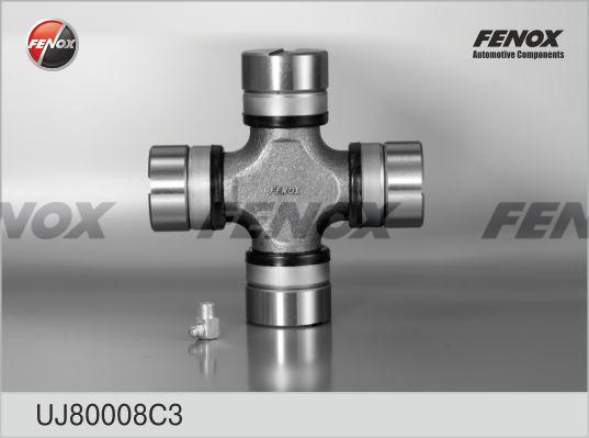 Fenox UJ80008C3 - Шарнір, колонка рульового управління autozip.com.ua