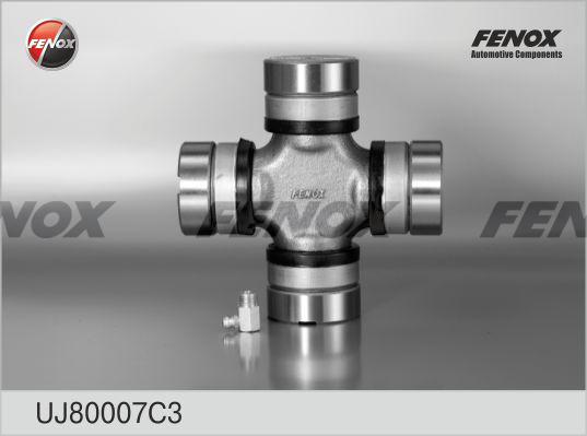 Fenox UJ80007C3 - Шарнір, колонка рульового управління autozip.com.ua