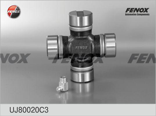 Fenox UJ80020C3 - Шарнір, колонка рульового управління autozip.com.ua