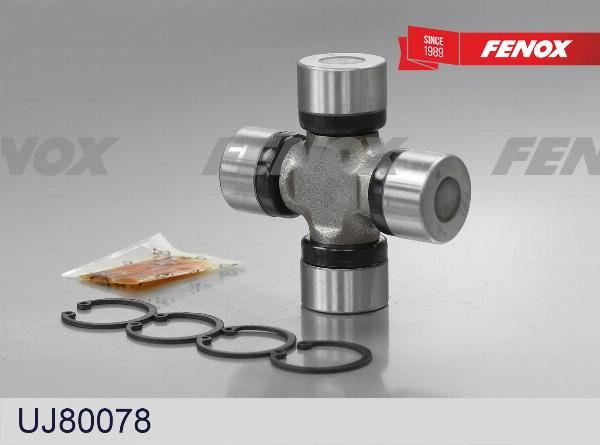 Fenox UJ80078 - Шарнір, поздовжній вал autozip.com.ua