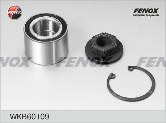 Fenox WKB60109 - Комплект підшипника маточини колеса autozip.com.ua