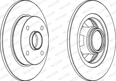 BENDIX 345010 - Гальмівний диск autozip.com.ua