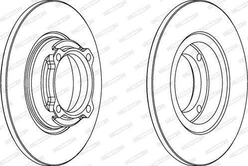 Brembo 68581 - Гальмівний диск autozip.com.ua