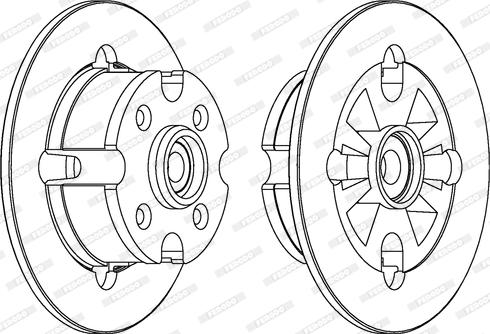 BENDIX 333049 - Гальмівний диск autozip.com.ua