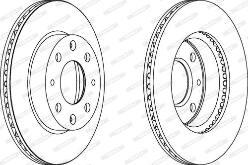 Eurobrake 5815202352 - Гальмівний диск autozip.com.ua