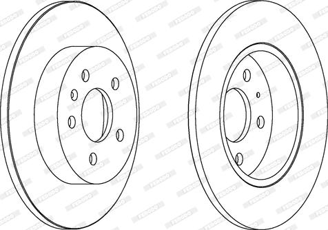 DJ Parts BD1908 - Гальмівний диск autozip.com.ua