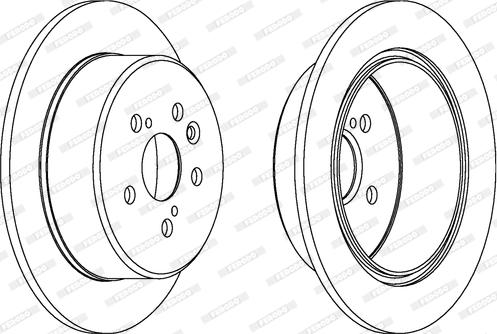 DJ Parts BD1448 - Гальмівний диск autozip.com.ua