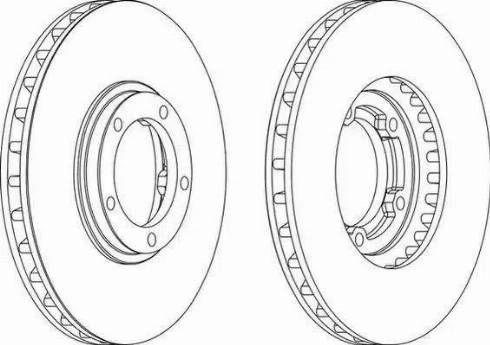 IPS Parts IBT-1H17 - Гальмівний диск autozip.com.ua