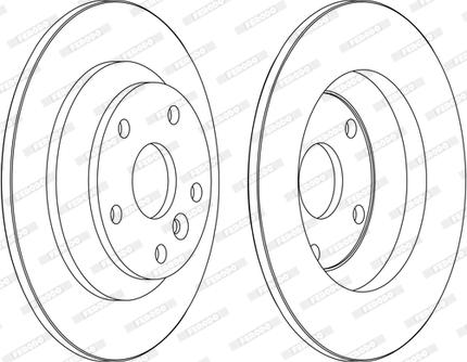 Ferodo DDF1616C-D - Гальмівний диск autozip.com.ua