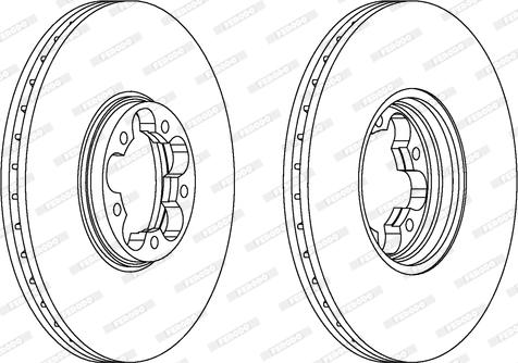 Ferodo DDF1112 - Гальмівний диск autozip.com.ua