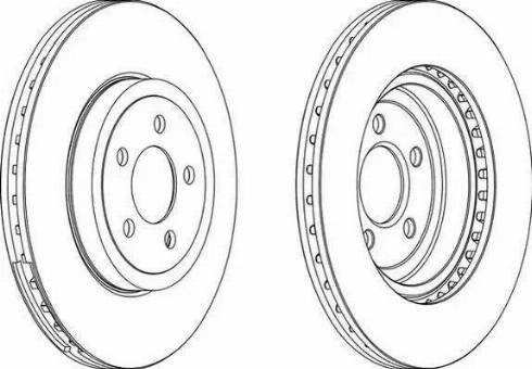 BENDIX 521125 - Гальмівний диск autozip.com.ua