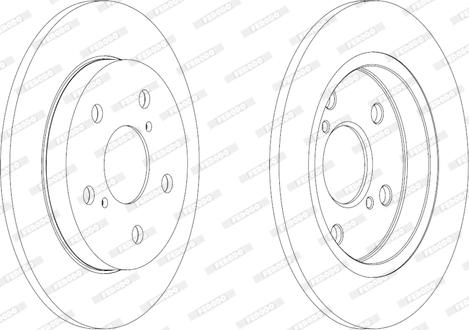 Ferodo DDF1788 - Гальмівний диск autozip.com.ua