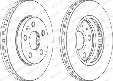 Ferodo DDF1721DSR/L-D - Гальмівний диск autozip.com.ua