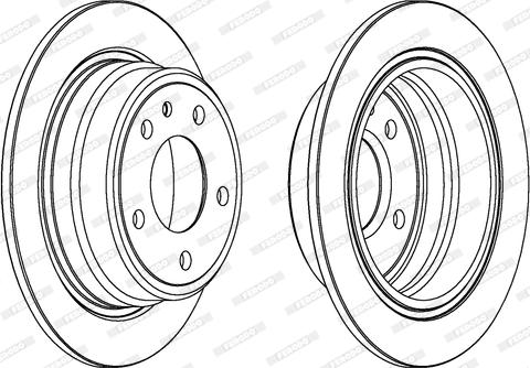 PE Automotive 01667000 - Гальмівний диск autozip.com.ua