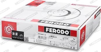 Ferodo DDF2460C-1-D - Гальмівний диск autozip.com.ua