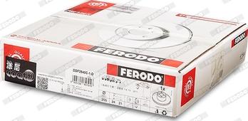 Ferodo DDF2540C-1-D - Гальмівний диск autozip.com.ua