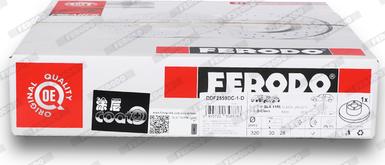 Ferodo DDF2559DC-1-D - Гальмівний диск autozip.com.ua