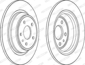 Ferodo DDF2338C - Гальмівний диск autozip.com.ua