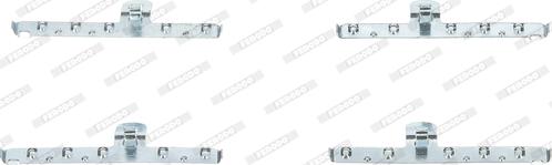 Ferodo FBA458 - Комплектуючі, колодки дискового гальма autozip.com.ua