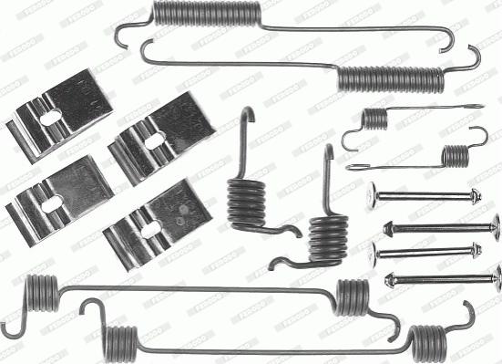 Ferodo FBA54 - Комплектуючі, барабанний гальмівний механізм autozip.com.ua