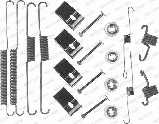 Ferodo FBA122 - Комплектуючі, барабанний гальмівний механізм autozip.com.ua