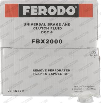Ferodo FBX2000 - Гальмівна рідина autozip.com.ua
