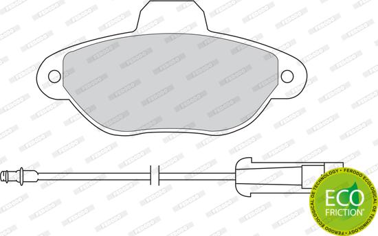 Ferodo FDB925 - Гальмівні колодки, дискові гальма autozip.com.ua