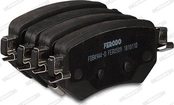 Ferodo FDB4944-D - Гальмівні колодки, дискові гальма autozip.com.ua