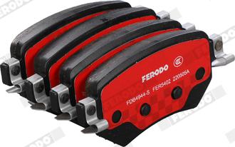 Ferodo FDB4944-S - Гальмівні колодки, дискові гальма autozip.com.ua