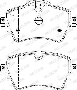 Ferodo FDB4945-D - Гальмівні колодки, дискові гальма autozip.com.ua