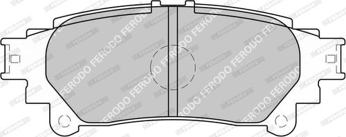 Ferodo FDB4902-D - Гальмівні колодки, дискові гальма autozip.com.ua