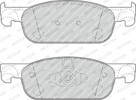 Ferodo FDB4907 - Гальмівні колодки, дискові гальма autozip.com.ua