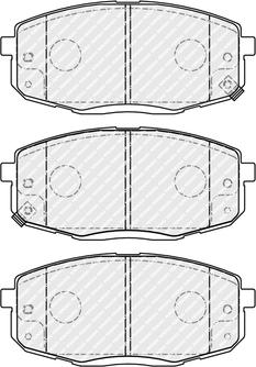 Ferodo FDB4985 - Гальмівні колодки, дискові гальма autozip.com.ua