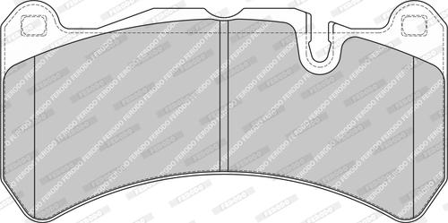 Ferodo FDB4988-D - Гальмівні колодки, дискові гальма autozip.com.ua