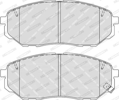 Ferodo FDB4983-D - Гальмівні колодки, дискові гальма autozip.com.ua