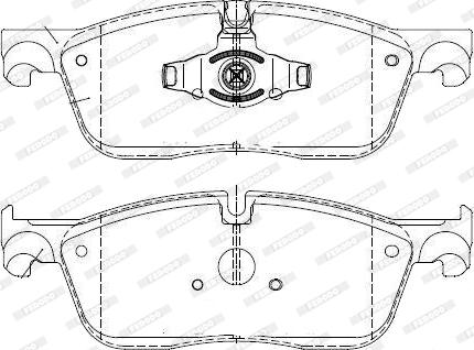 Ferodo FDB4926-D - Гальмівні колодки, дискові гальма autozip.com.ua