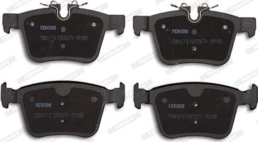 Ferodo FDB4927-D - Гальмівні колодки, дискові гальма autozip.com.ua