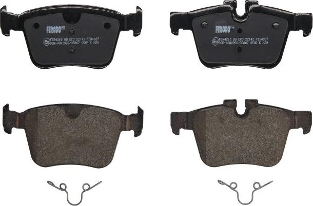 Ferodo FDB4927 - Гальмівні колодки, дискові гальма autozip.com.ua